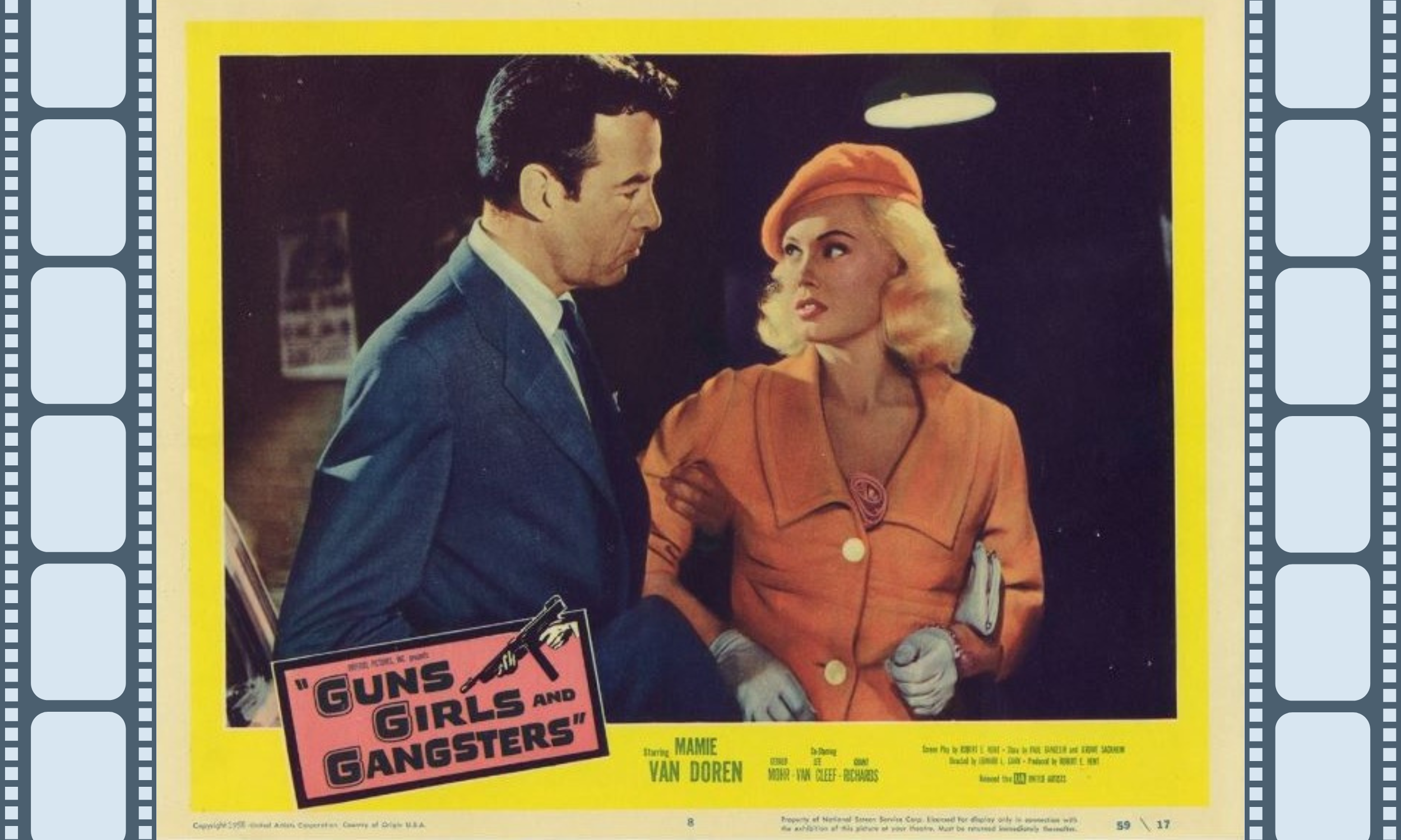 Lobby Card for Guns, Girls and Gangsters